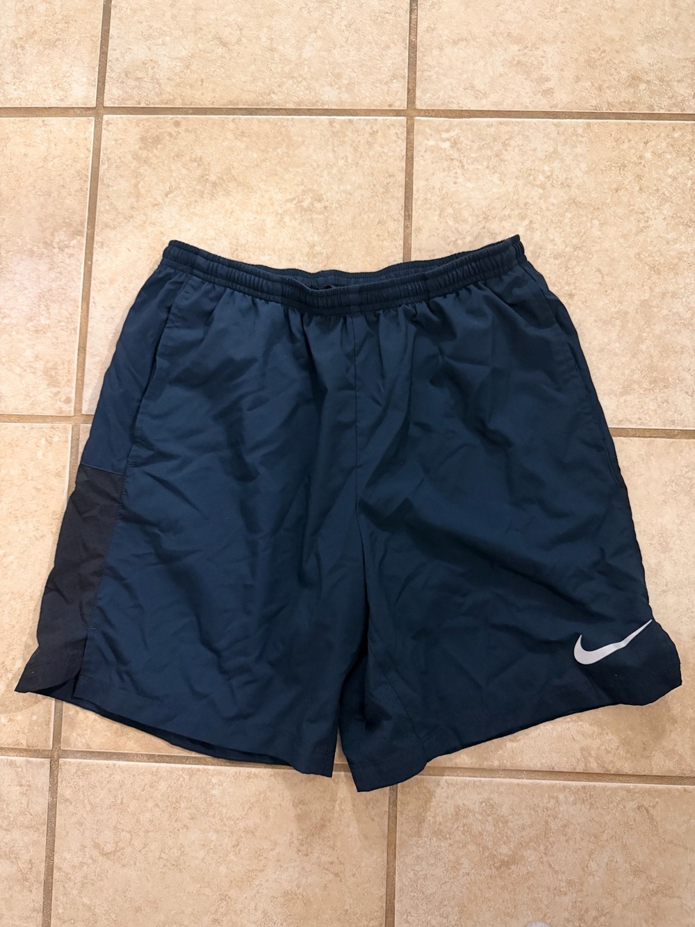 Nike Dri-FIT Navy Running/Athletic Shorts